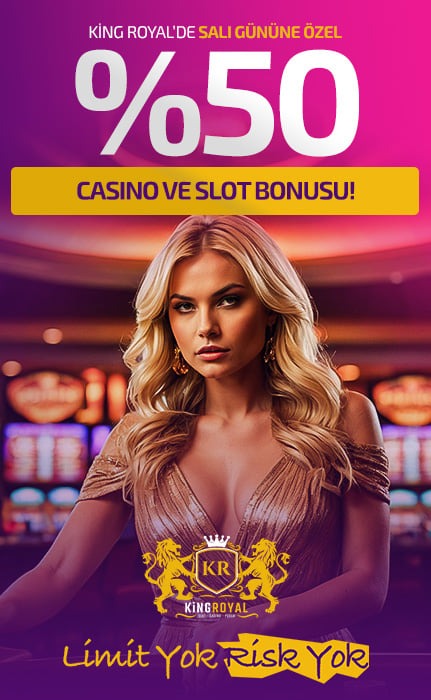 %50 SALI CASİNO VE SLOT BONUSU !