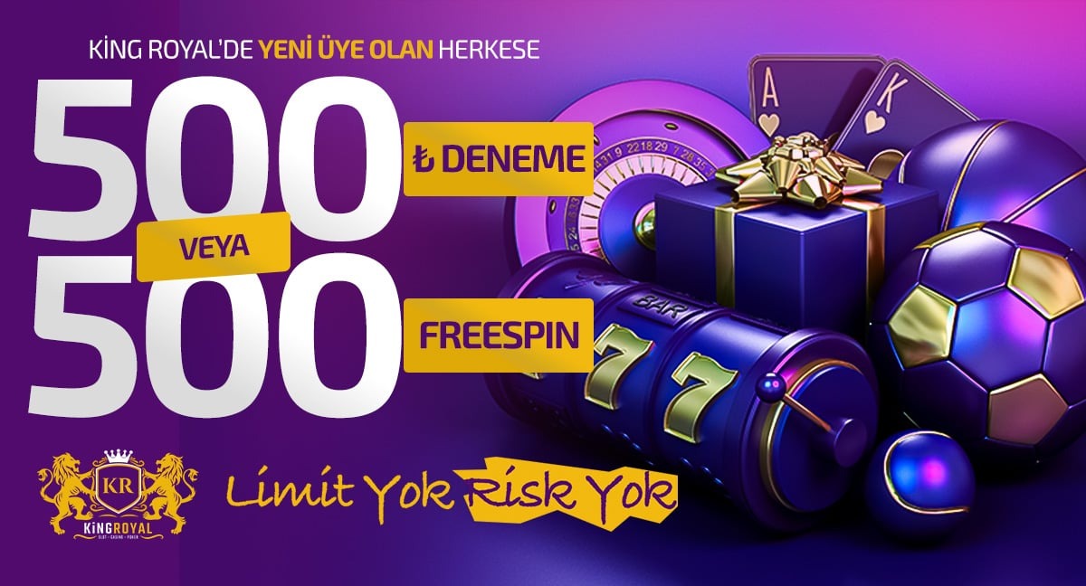 500 TL veya 500 FREESPİN DENEME BONUSU !