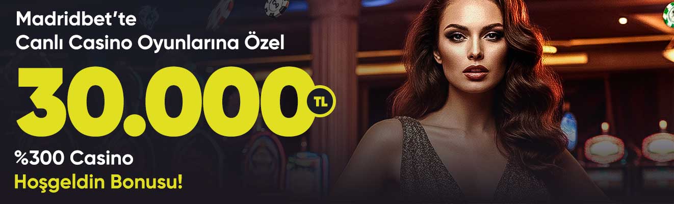 HOŞGELDİN CASINO BONUSU