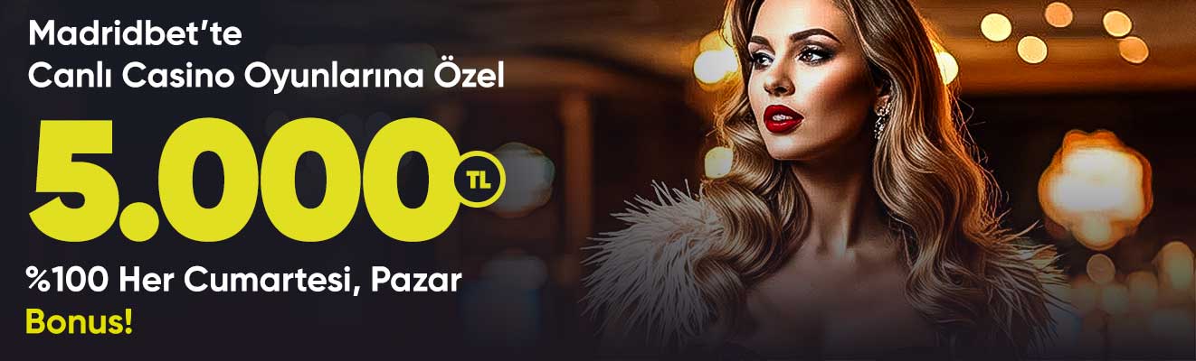 HER HAFTA SONU %100 CASINO/SLOT BONUSU